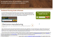 Desktop Screenshot of hardwoodflooringguide.com